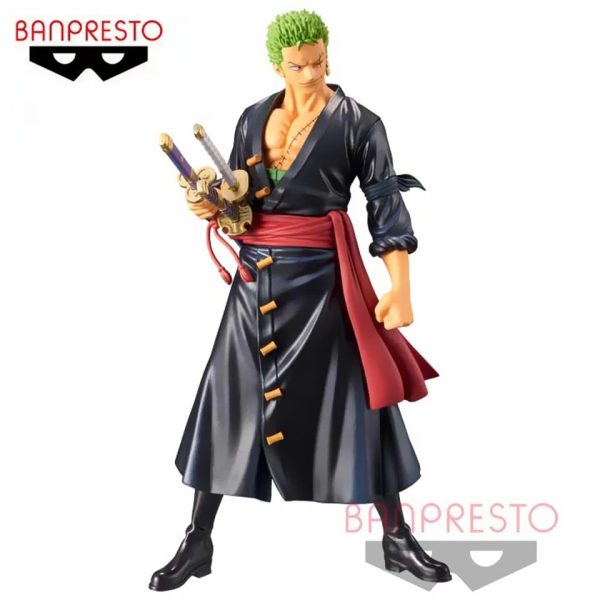 Original BP Japanese One Piece DXF Roronoa Zoro 2.0 Wanno Country Kids Toys Model Figurals Brinquedos Action Figure